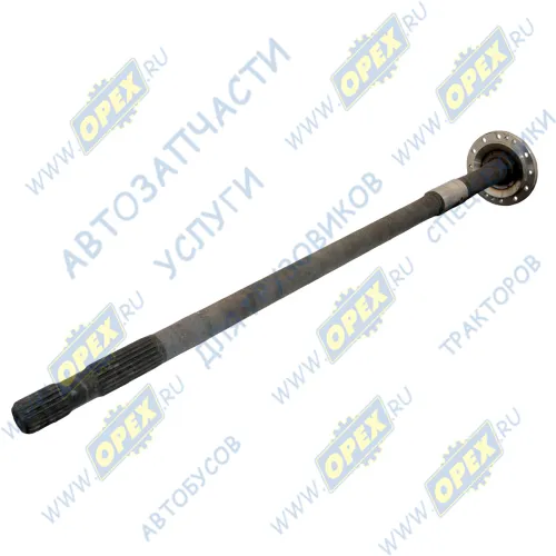43118-2403069 Полуось ЗМ L=1288 20шлиц под блокир.,крепление 12отв.,левая длинная КАМАЗ-43114, 43118; усиленная КАМАЗ1
