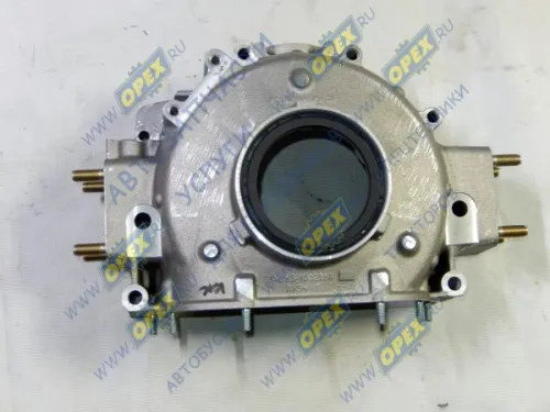 740.63-1002260 Крышка блока цилиндров передняя с 2 отв. под датчики в сборе КАМАЗ