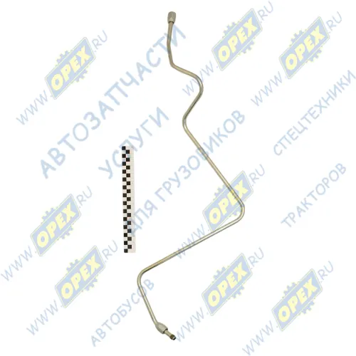 65115-1104146-40 Трубка (алюм.) ф10; L=1115 Г=М16х1,5 К=19/Г=М16х1,5 К=19 слива топлива КАМАЗ1