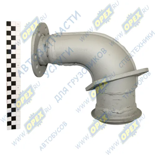 54115-1203010-05 Патрубок ф65/ф90 L1=178 L2=155 квадр.флан.4отв/кругл.фл 8отв.,приемный КАМАЗ-ЕВРО КАМАЗ1