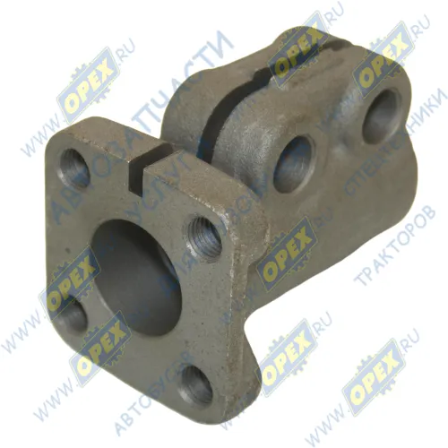 14.1703296 Фланец квадрат. 55х55; Рвнутр=М24х2; h=75; 4отв.ф12/4отв.М10х1,25 КПП тяги промежуточной КАМАЗ