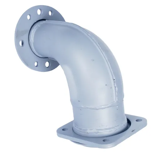 54115-1203010-50 Патрубок ф65/ф90 L1=147 L2=155 квадр.флан.4отв/кругл.фл 8отв.,приемный КАМАЗ-ЕВРО; 8 шпилек КАМАЗ