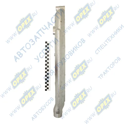 7406.1303104-10 Труба водяная правая Евро силумин ф50 L=630 8отв.ф9 КАМАЗ2