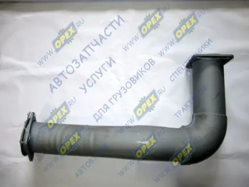 5308-1203013-20 Труба приемная ф110 L=1120 квад.фланец/квад.фланец задняя КАМАЗ
