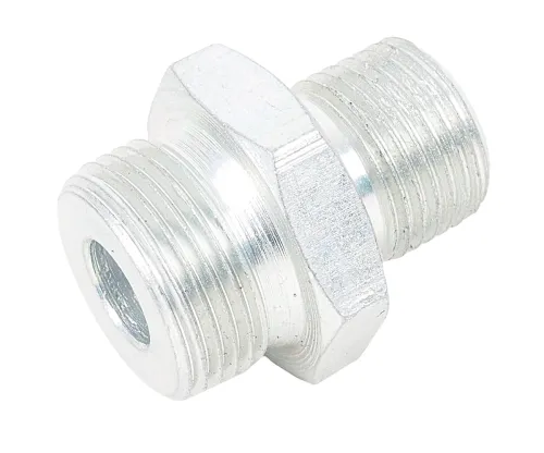 853977 Фитинг (штуцер) прямой; Рнаруж=М18х1,5/М22х1,5; К=27 L=34 КАМАЗ