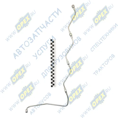 740.70-1104346 Трубка (сталь) ф6 L=890 под 5 штуцеров ф8 дренажная для Comon Reill 400 л/с КАМАЗ1