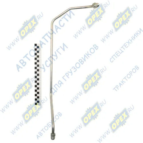 740.3407110 Трубка (сталь) ф10;; Н/О L=735 Ш=М16+К17/Ш=М18+К19 С/И выс.дав насоса ГУР КАМАЗ1