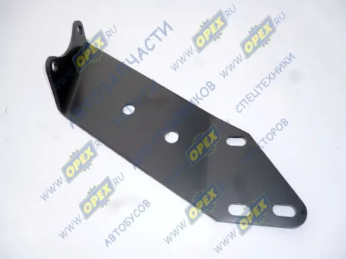54115-1203031-10 Кронштейн правой трубы L=455х108 7отв.угловой, левый КАМАЗ
