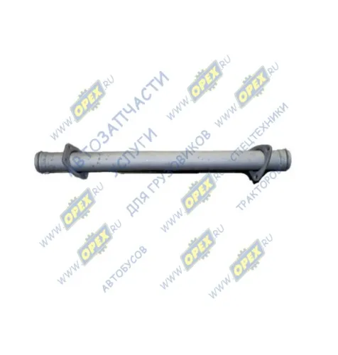 4310-1203011 Труба приемная L=800 треуг фл3отв.ф12/фигурн фл 4отв.ф12 пер. левая прямая в сб. КАМАЗ