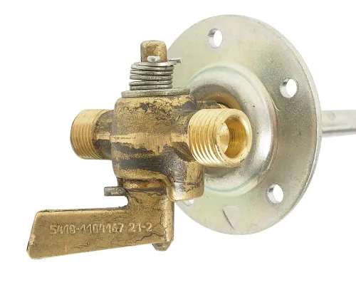 5320-1104012 Топливозаборник (сталь) ф69 5отв.ф5,L=420 (250л) в сборе с сеткой и фланцем КАМАЗ