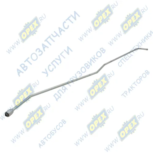 5320-1104148 Трубка (алюм.) ф10; L=1215 одна гайка М16 К=19 слива топлива от форсунок в бак КАМАЗ1