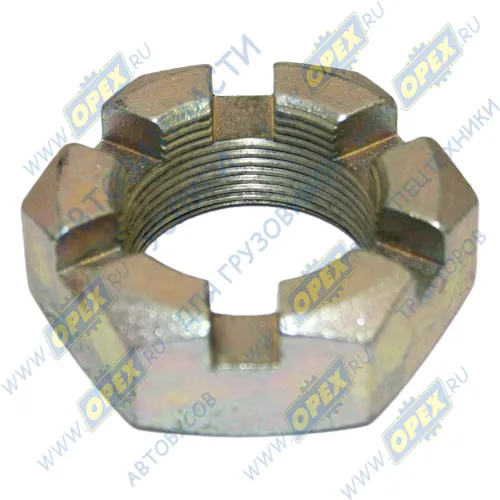 55111-2919032 Гайка ГОСТ-5918 М33х1,5 h=18-22; h=20 К=50 (корончатая) пальца РМШ КАМАЗ
