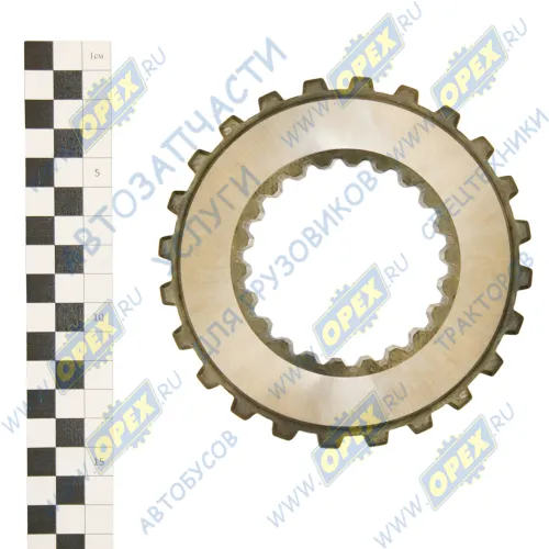 154.1701282 Втулка (сталь) ф71х123 L=30 нар зуб24/внутр зуб22 шестерни 1 пер. КПП 154 КАМАЗ1