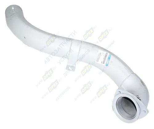 54115-1203015 Труба выхлопная L=1120 ф90 треугольный флянец, с кронштейном в сб.КАМАЗ-Евро КАМАЗ1