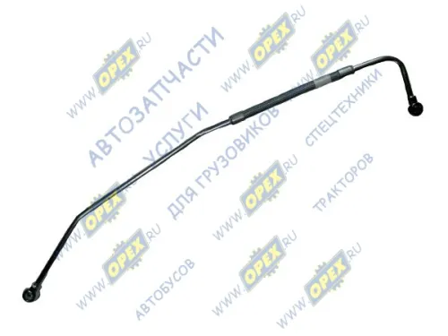 740.21-1118310-10 Трубка (сталь) ф14; L=820 под 2 штуцера ф14 С/И ТКР подвода масла соед. ЕВРО, шланг арм. КАМАЗ