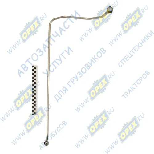 740.50-1104422-90 Трубка (сталь) ф10; L=1130 под 2 штуцера ф14 (разные технологич.изгибы) КАМАЗ1