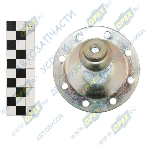 5320-2509024 Крышка (сталь) ф91 h=25; 8отв.ф7/1отв.М10х1 корпуса механизма блокировки КАМАЗ1