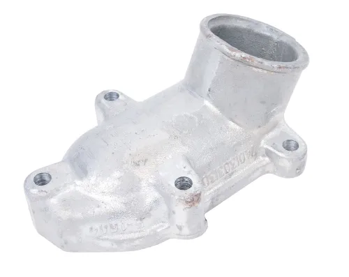 740.1303130 Патрубок (алюм.) L=160; 1хd=60; 5отв.ф9 водяной коробки (крышка термостата) КАМАЗ КАМАЗ