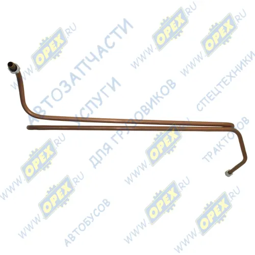 65115-3506192-83 Трубка (медь) ф16; L=2850 Г=М22+К27/Г=М22+К27 КАМАЗ1