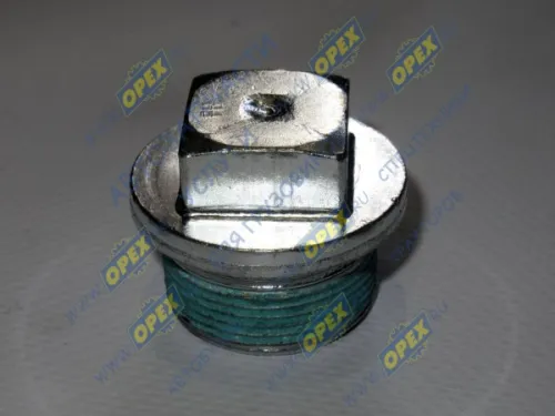 14.1701308 Пробка М30х1,5 L1=15, Lобщ=21, квадрат 22 резьбовая сливная КПП Камаз КАМАЗ