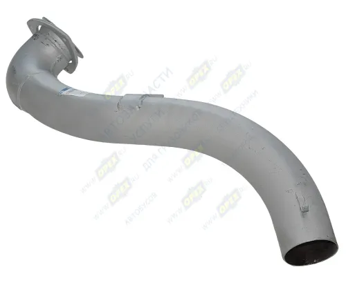 54115-1203015 Труба выхлопная L=1120 ф90 треугольный флянец, с кронштейном в сб.КАМАЗ-Евро КАМАЗ