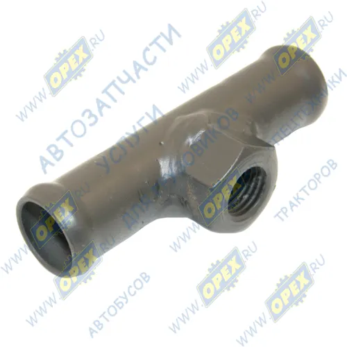 53205-8106025 Фитинг (тройник) Т-образный; под шланг ф18/ Рвнутр=М12х1,5/ под шланг ф18мм КАМАЗ
