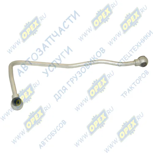 740.50-1111570-90 Трубка (сталь) ф10; L=400; под 2 штуцера ф14 отвода масла КАМАЗ