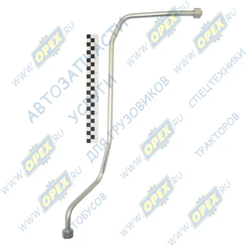 740.50-3407110-25 Трубка ВД (сталь) ф12 L=770 Г=18+К22/Г=18+К22 разный изгиб ГУР КАМАЗ КАМАЗ1