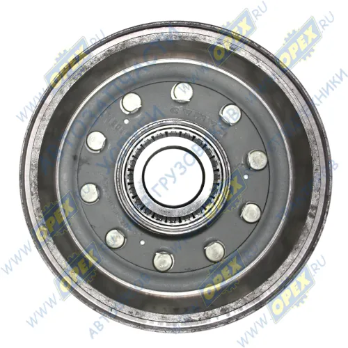 43114-3103007-20 Ступица переднего колеса ф330 h=200 10отв.ф22; без АБС,короткая шпилька(подшипники 27118 и 7518) КАМАЗ