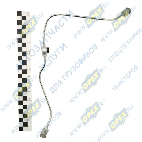 740.50-1022840 Трубка топливная (сталь) L=430 Г=М10+К14/Г=М10+К14+кругл.шт10 С/И КАМАЗ1