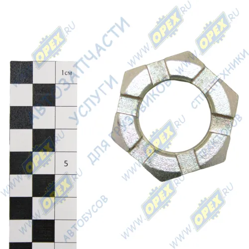 55111-2919032 Гайка ГОСТ-5918 М33х1,5 h=18-22; h=20 К=50 (корончатая) пальца РМШ КАМАЗ1