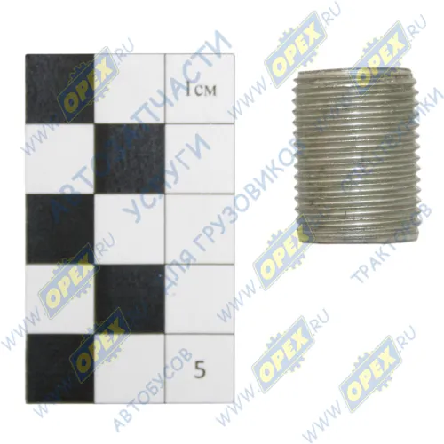 740.1002232 Ввертыш Рвнутр=М12х1,25/Рнаруж=М18х1,5 L=24 "сквозой" картера маховика Камаз КАМАЗ1