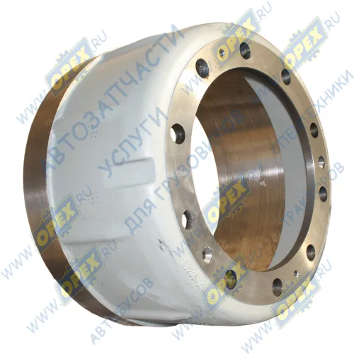 53205-3501070 Барабан тормозной H=250,ф396,dпосад.=285, 10 шпилек ф25 ПМ КАМАЗ-65115 ЕВРО КАМАЗ4