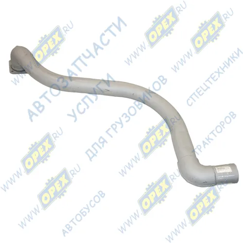 4326-1203014-22 Труба приемная L=1700 ф90 квадр.фл 4отв.ф11 левая КАМАЗ1