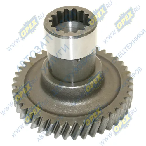 15.1770210-01 Вал промежуточный делителя КАМАЗ; в сборе (с шестерней) КПП 15,152 КАМАЗ