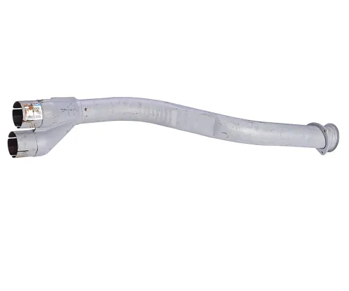 53212-1203015-90 Труба выпускная L=1490 ф94 (треугольн.флянец,раздв.выход) пром.с тройником КАМАЗ-65115 КАМАЗ