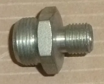 853974 Фитинг Штуцер Рнаруж=М14х1,5/М22х1,5 К=27 L=34 КАМАЗ