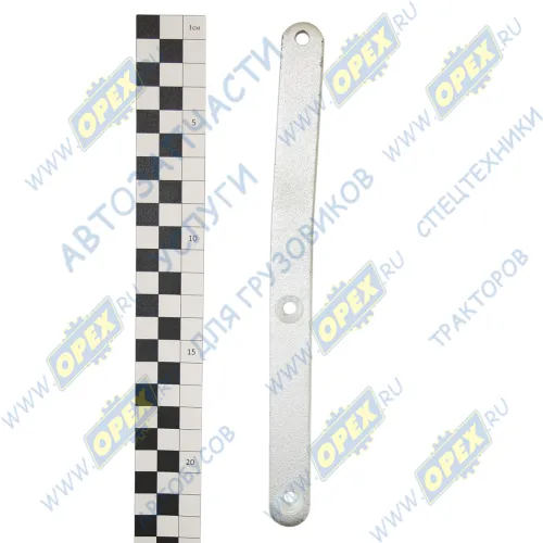 5320-8407035 Пластина (сталь) петли левая 220х18 3отв.ф6 КАМАЗ