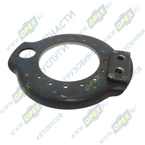 4310-3501012 Суппорт (сталь) dнаруж=340 dвнутр=190 1отв.ф56,12отв.ф12,2отв.ф20,6отв М8 перед.правый КАМАЗ