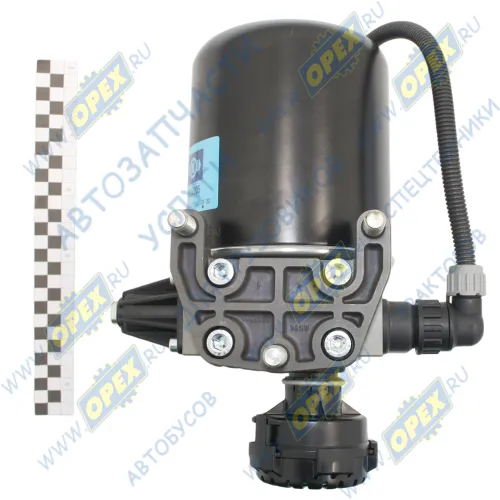 5490-3511010-40 Осушитель воздуха (адсорбер) (24V, 8.1bar) DAF LCV (1970-2020), IVECO LCV (1970-2020), MAN Bus (1970-2020), NEOPLAN (1970-2020), SETRA (1970-2020); LA8810 в сборе с фитингами,угольниками,штуцерами,кабелем КАМАЗ4