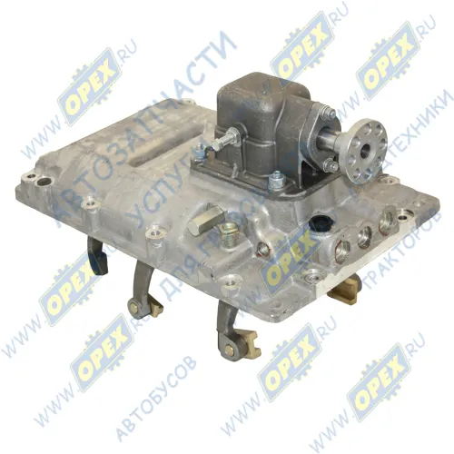 14.1702005-10 Механизм переключения передач КПП КАМАЗ 14.15; в сборе (с опорой) КАМАЗ