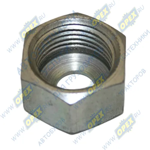 4310-3124181 Гайка ГОСТ-23353 накидная Dтруб=8 М18х1,5; h=13 К=22 КАМАЗ