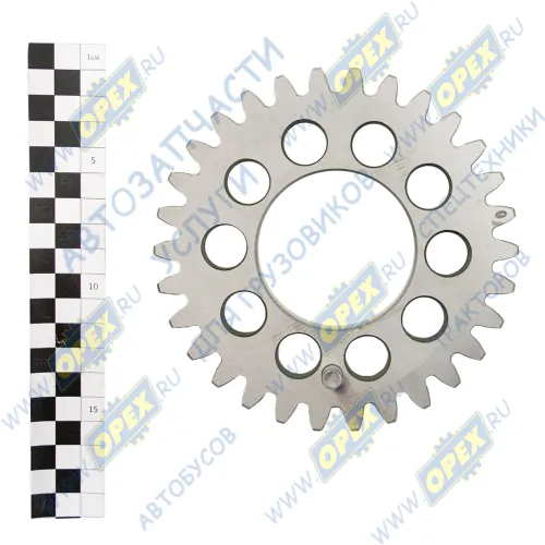 7406.1005031 Шестерня коленвала z=30 h=22, 10 посад.отв. ф17, прямозубая; (со штифтом) КАМАЗ1