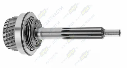 14.1701025 Вал первичный КПП КАМАЗ без делителя z=25 L=406,5 ф126; (со втулкой и подшипником в сб.) КАМАЗ