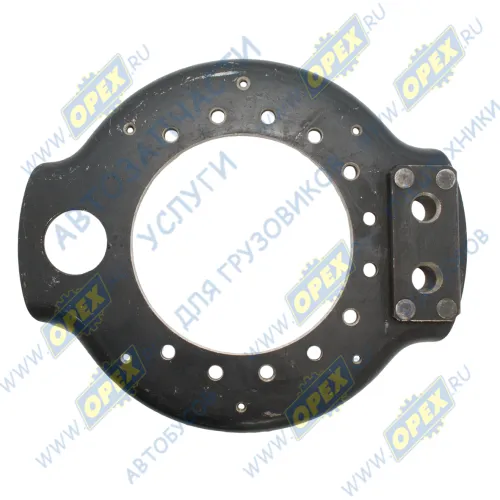 4310-3501012 Суппорт (сталь) dнаруж=340 dвнутр=190 1отв.ф56,12отв.ф12,2отв.ф20,6отв М8 перед.правый КАМАЗ2