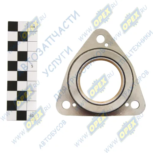 7482.1006036 Корпус подшипника распределительного вала с втулкой треуг.фланец 87х90; фвнутр=42/фнаруж=60 L=40 L1 КАМАЗ1