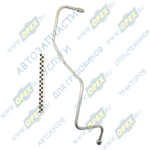 65115-3408054-21 Трубка ВД (сталь) L=980,ф12,Г=18+К22/Ш=18+К19, разный изгиб КАМАЗ