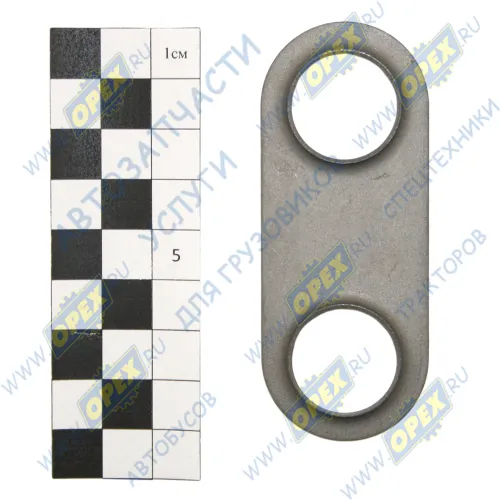 161.1721208 Шайба (сталь) L=83х33; 2отв.ф20, С/И замковая фланца водила демультипликатора КПП КАМАЗ КАМАЗ1