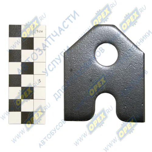 5320-2902545-10 Вкладыш (сталь) 65х76 h=8 ; 2отв.ф16 (сухарь) задн.кронштейна пер.рессоры КАМАЗ