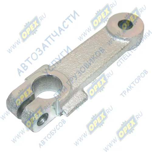 6460-1703223 Рычаг L=123 S=28; 2отв.ф10/шлиц ф22 прямой наконечника привода КПП ZF КАМАЗ